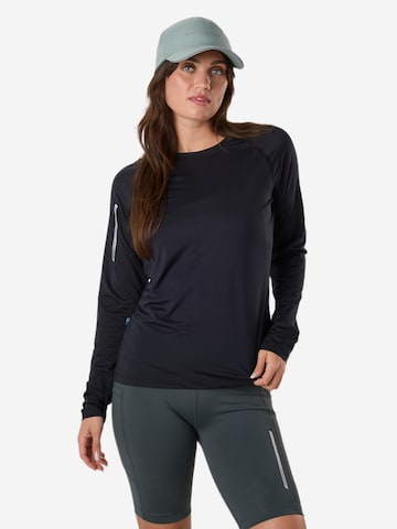 T-shirt fonctionnel 'Core' SWEDEMOUNT en noir : devant