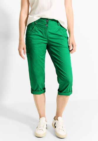 CECIL Slimfit Hose in Grün: Vorderseite