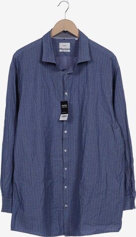 BRAX Button Up Shirt in 4XL in Blue: front