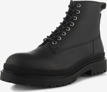 Shoe The Bear Lace-Up Boots 'ARVID' in Black: front