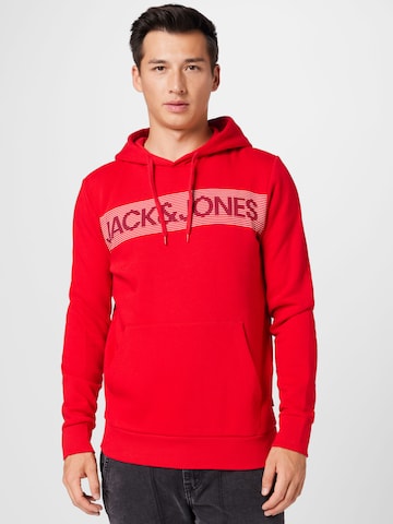 JACK & JONES Sweatshirt in Rood: voorkant