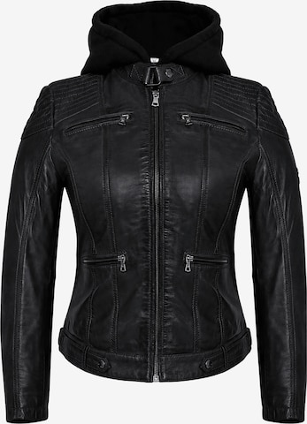 Agamaa Übergangsjacke 'Inga' in Schwarz: Vorderseite