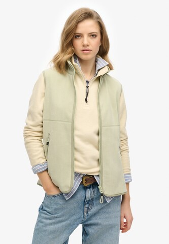 Superdry Weste in Grün: Vorderseite