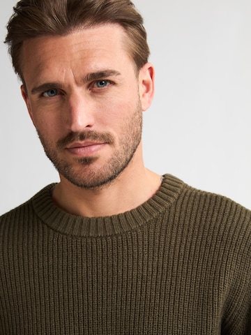 Petrol Industries Pullover in Grün