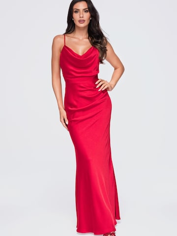 Ombre Abendkleid‌‌‌‌‌‌ in Rot