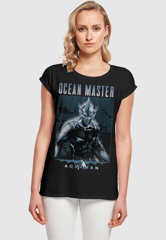 ABSOLUTE CULT T-Shirt 'Aquaman - Ocean Master' in Schwarz: Vorderseite