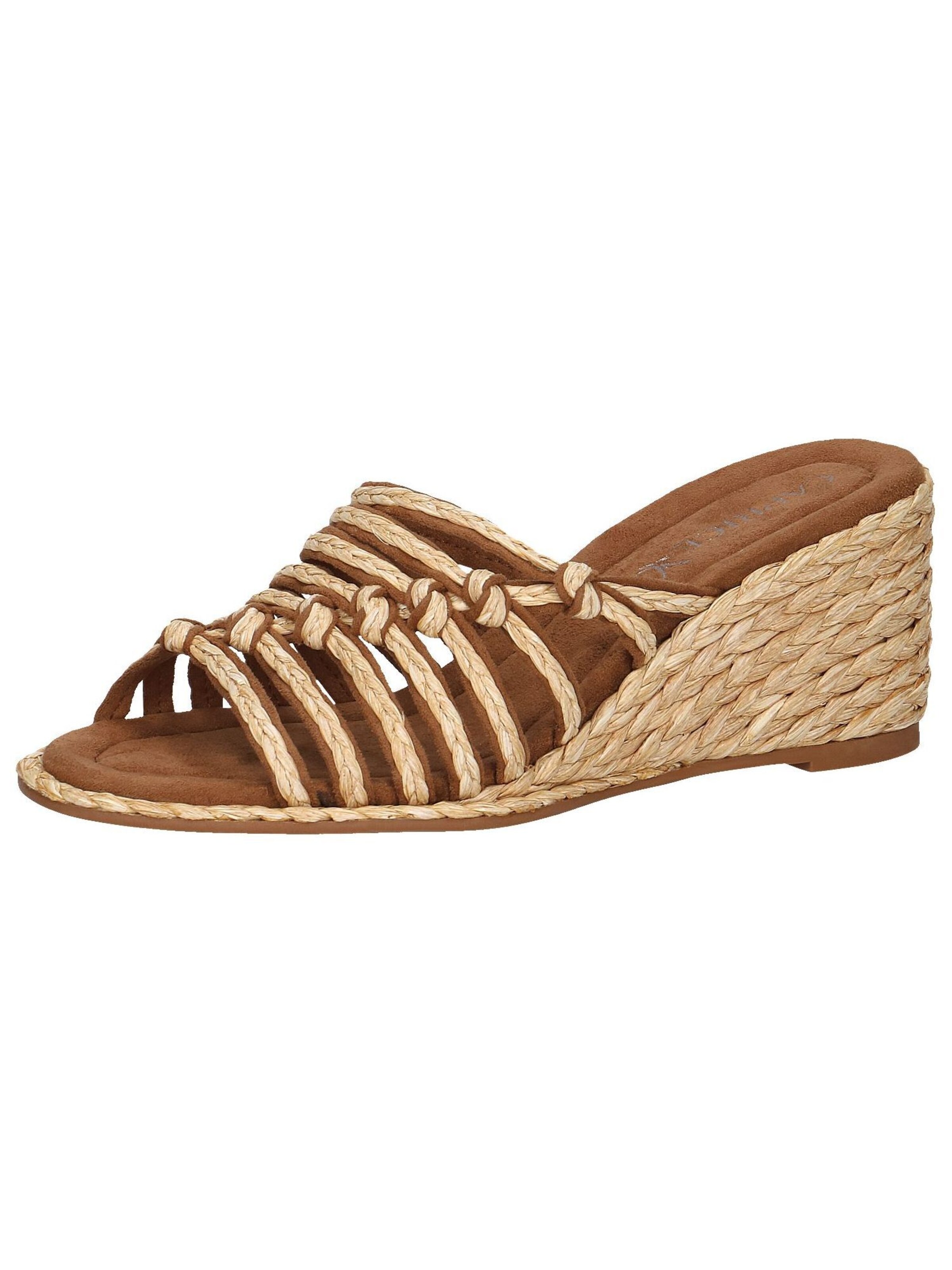 CAPRICE Muiltjes in Beige: voorkant