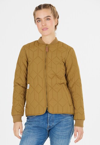Weather Report Athletic Jacket 'Piper' in Yellow: front