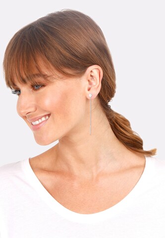 ELLI Earrings in Silver: front