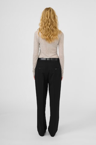 KAREN BY SIMONSEN regular Bukser med fals 'KBRo' i sort