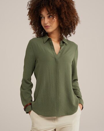Chemisier WE Fashion en vert : devant