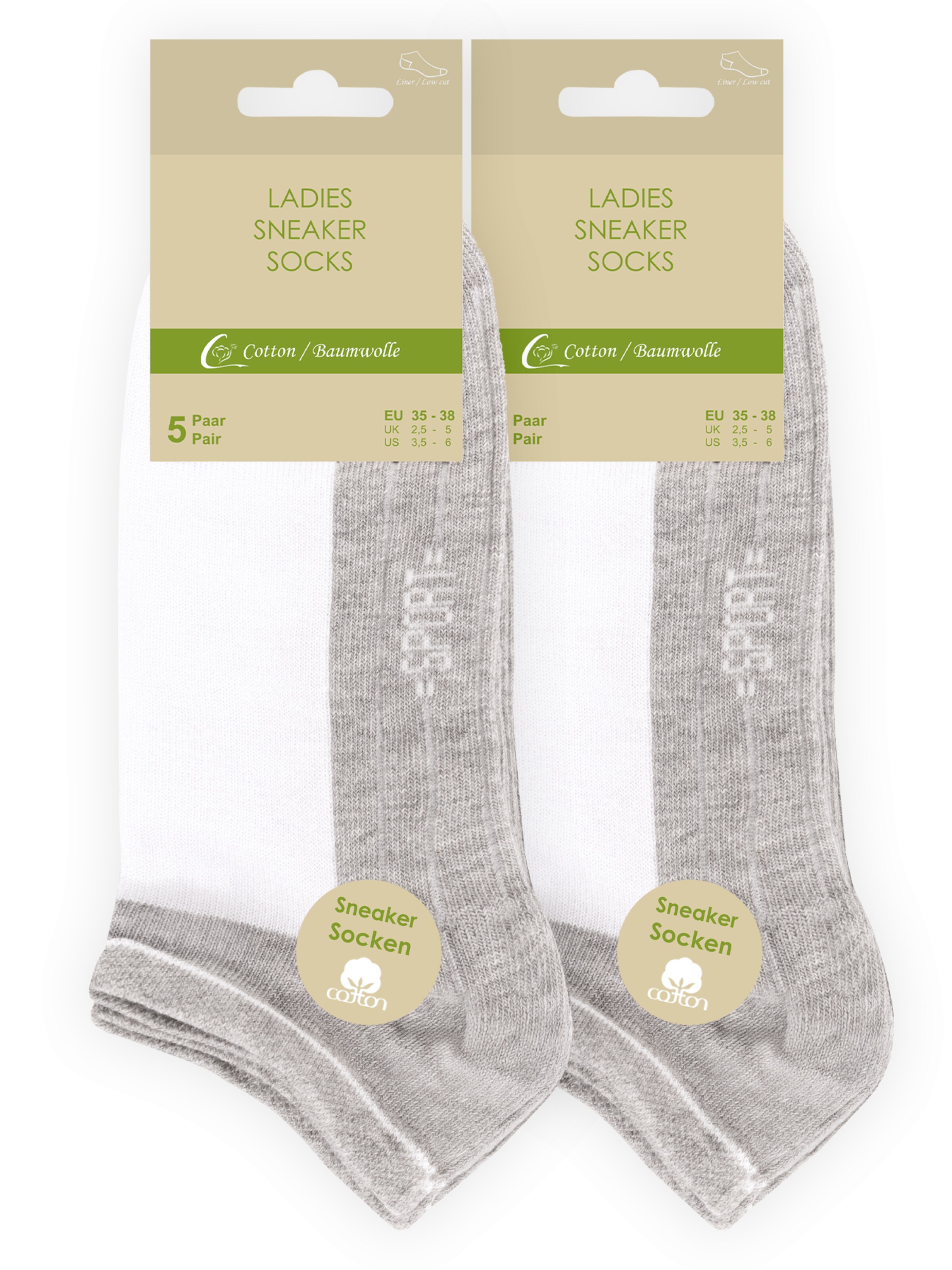 Cotton Prime - Meias de desporto em cinzento