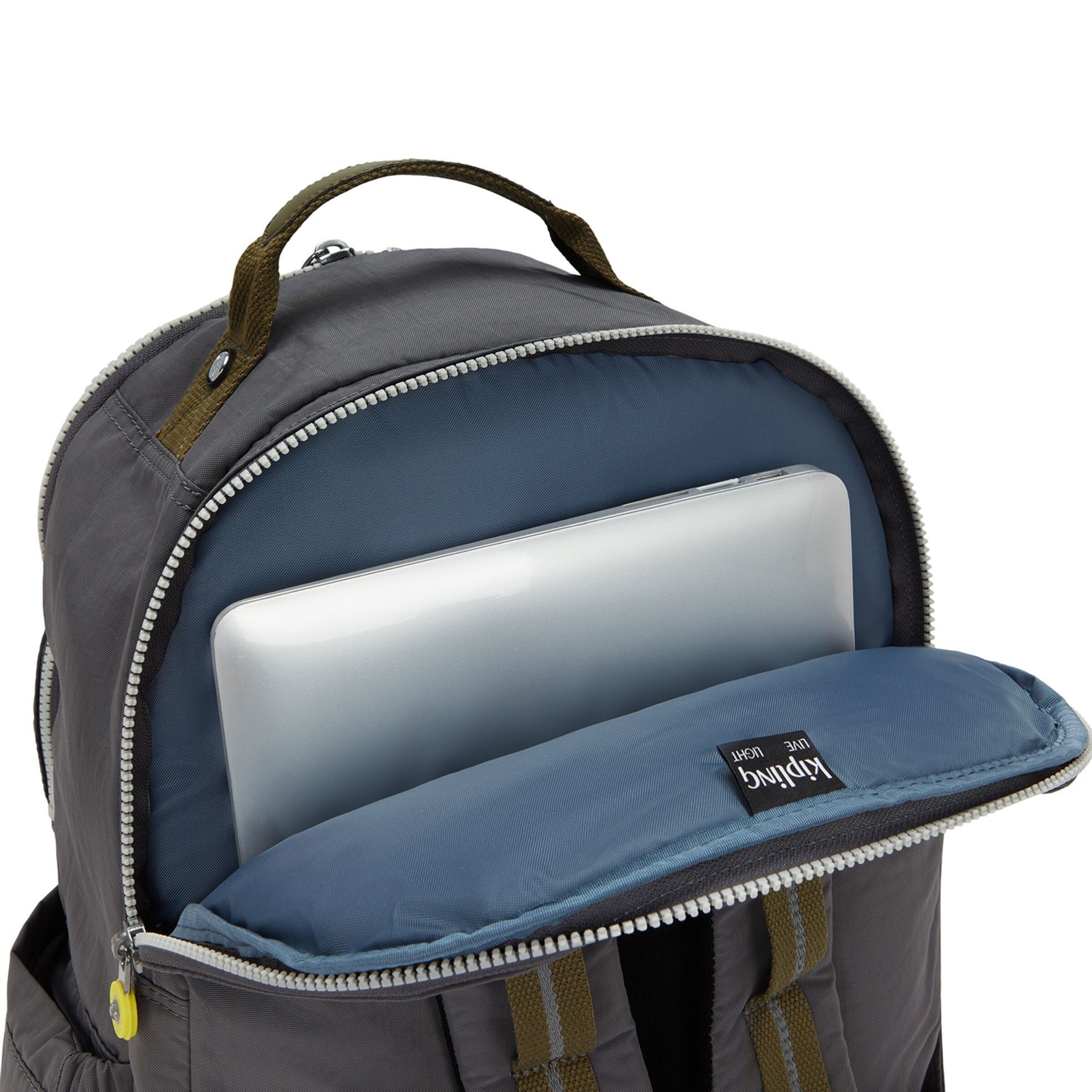 Zaino 'Seoul College Extra' di KIPLING in grigio