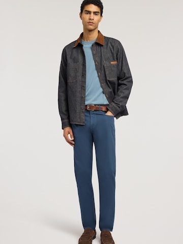Trussardi Slimfit Broek in Blauw