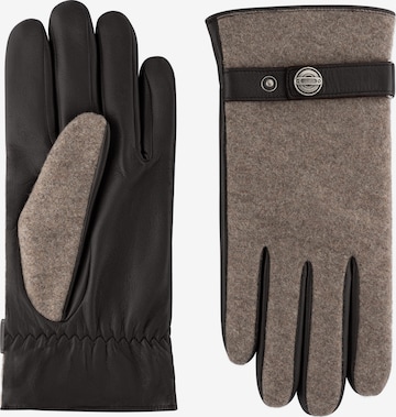 Roeckl Vingerhandschoenen 'STARNBERG' in Bruin: voorkant