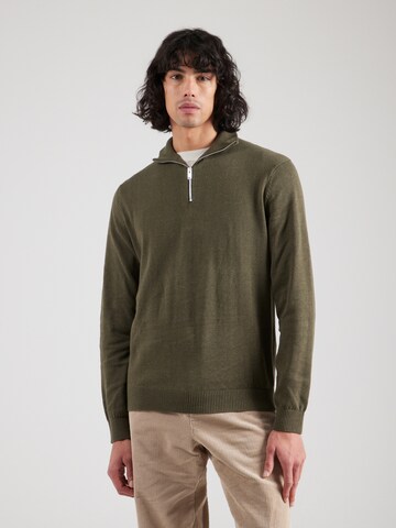 SELECTED HOMME Tröja 'SLHBERG' i grön: framsida