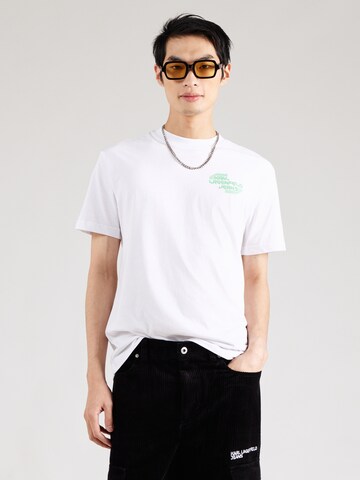 KARL LAGERFELD JEANS Póló - fehér