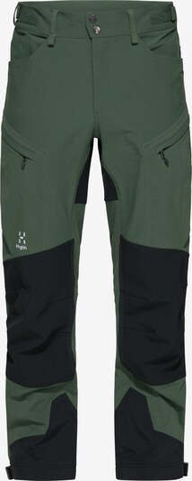 Haglöfs Outdoor Pants 'Rugged' in Dark green / Black, Item view