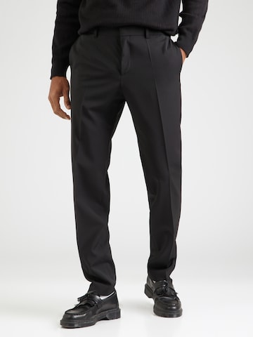 regular Pantaloni con piega frontale 'Genius' di BOSS in nero: frontale