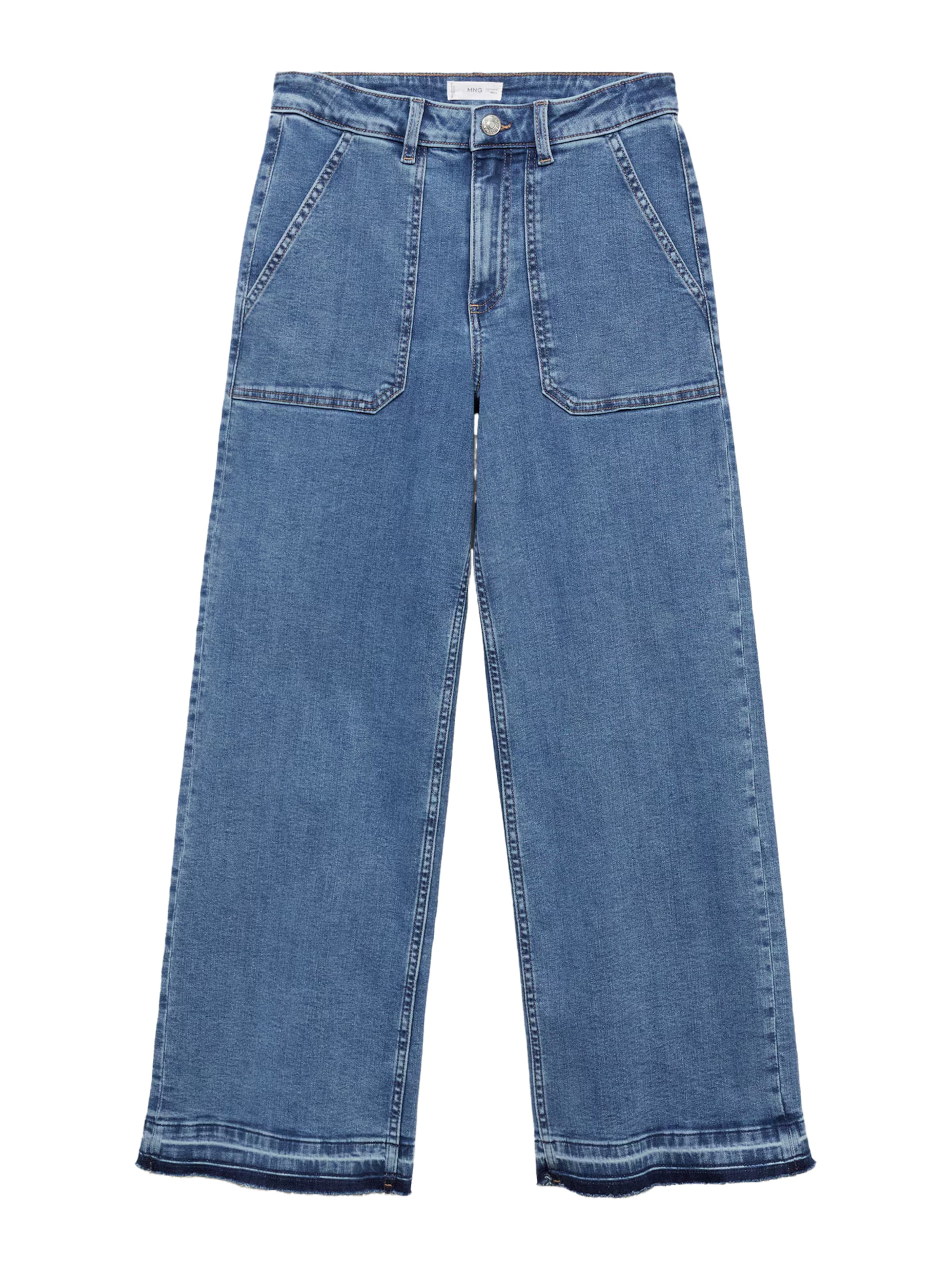 MANGO TEEN Loosefit Jeans 'Utility5' i blå: framsida