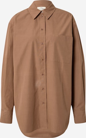 A LOT LESS Blouse 'Sissy' in Brown: front