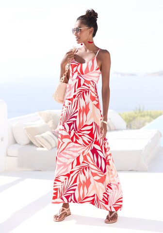 LASCANA Summer Dress in Red: front