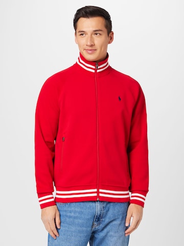 Polo Ralph Lauren Sweat jacket in Red: front