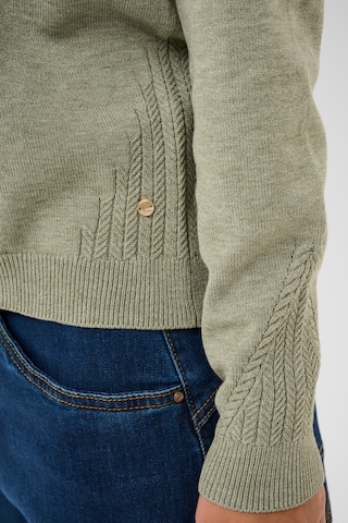 Pull-over 'Dela' Cream en vert