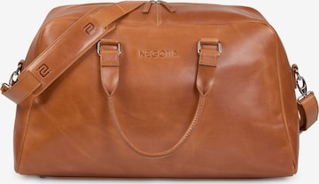 NEGOTIA Leather Weekender 'Apex' in Braun: Vorderseite