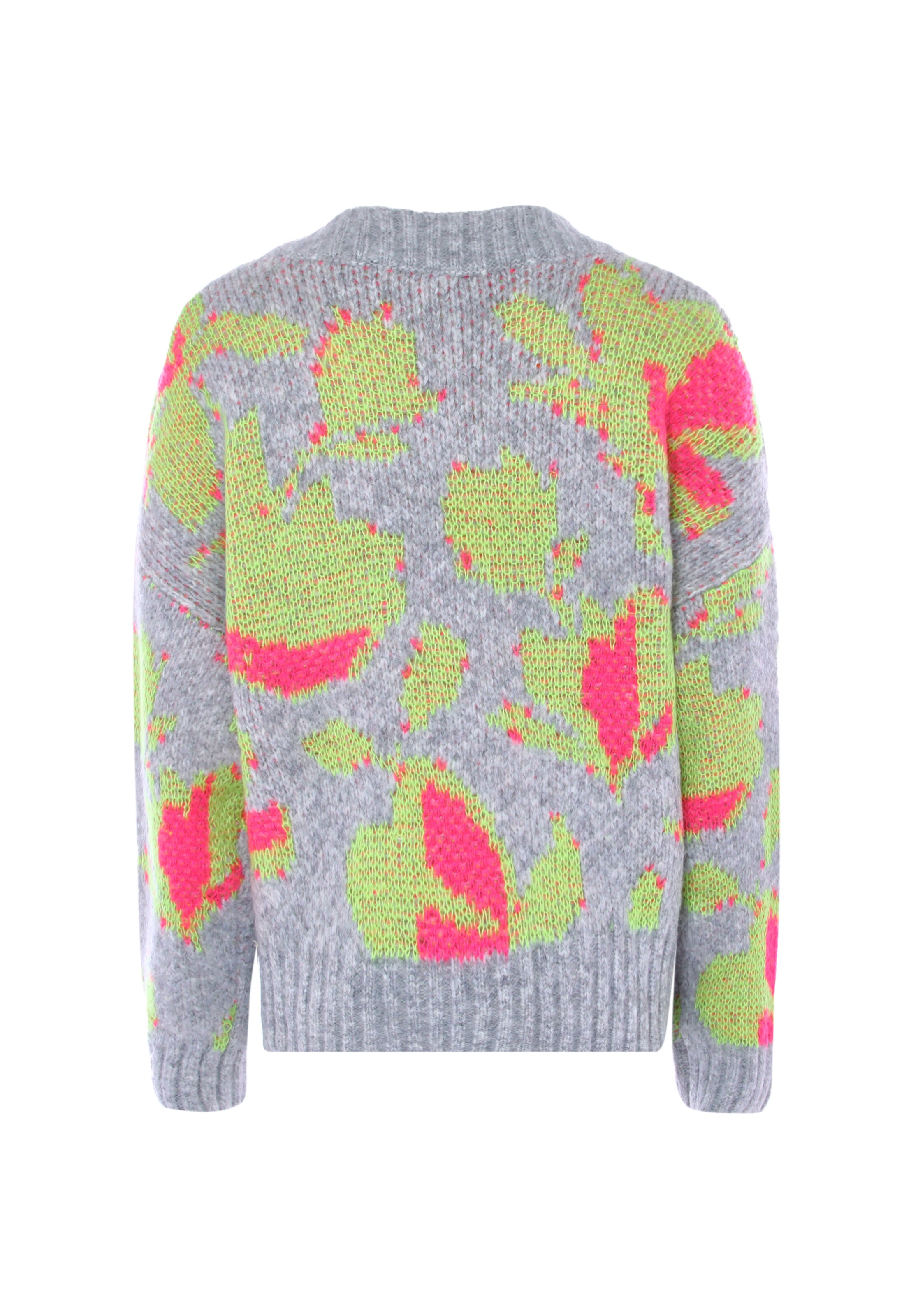 Jalene Gebreid vest in Grijs