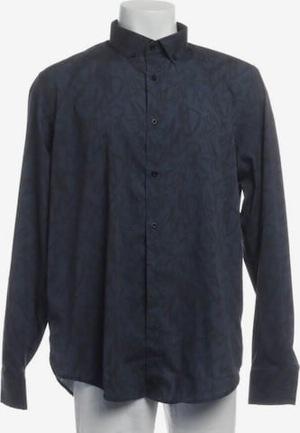 DSQUARED2 Button Up Shirt in XXL in Blue: front