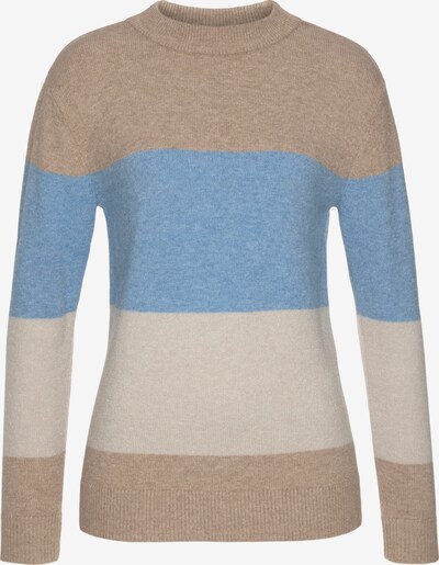 TAMARIS Sweater in Beige / Blue / Brown, Item view