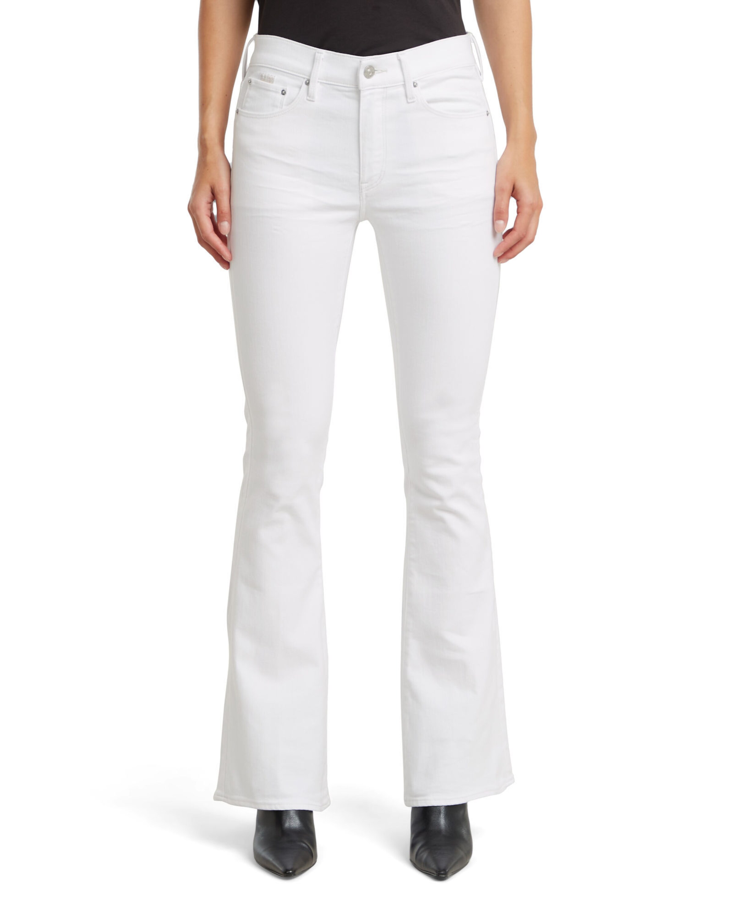 G-STAR Bootcut Jeans in Wit: voorkant