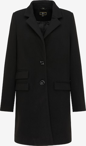 DreiMaster Maritim Between-Seasons Coat in Black: front