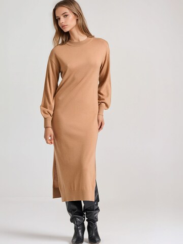 Funky Buddha Knit dress in Beige