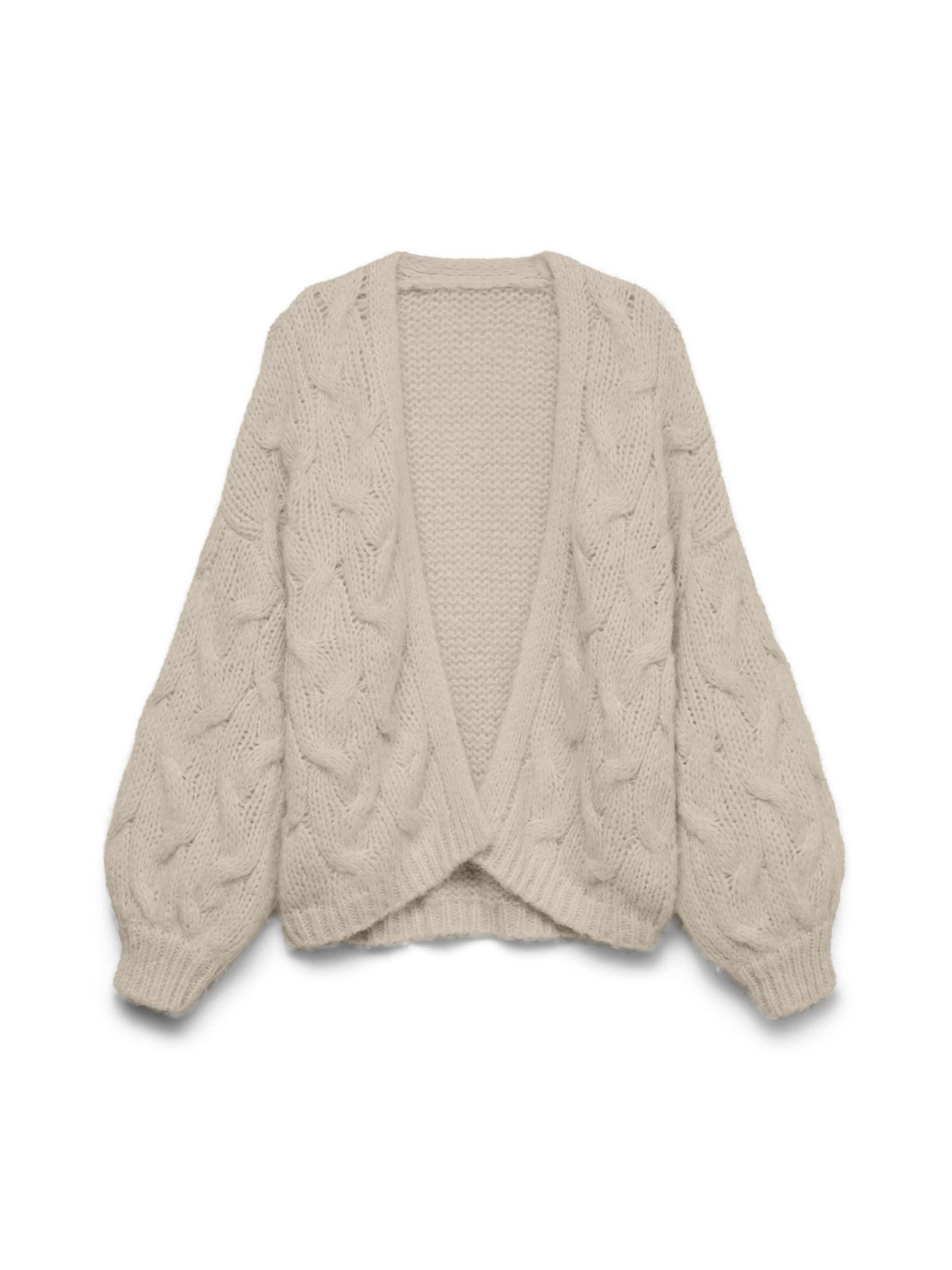 VERO MODA Knit Cardigan 'VMMaybe' in M in Kitt, Item view
