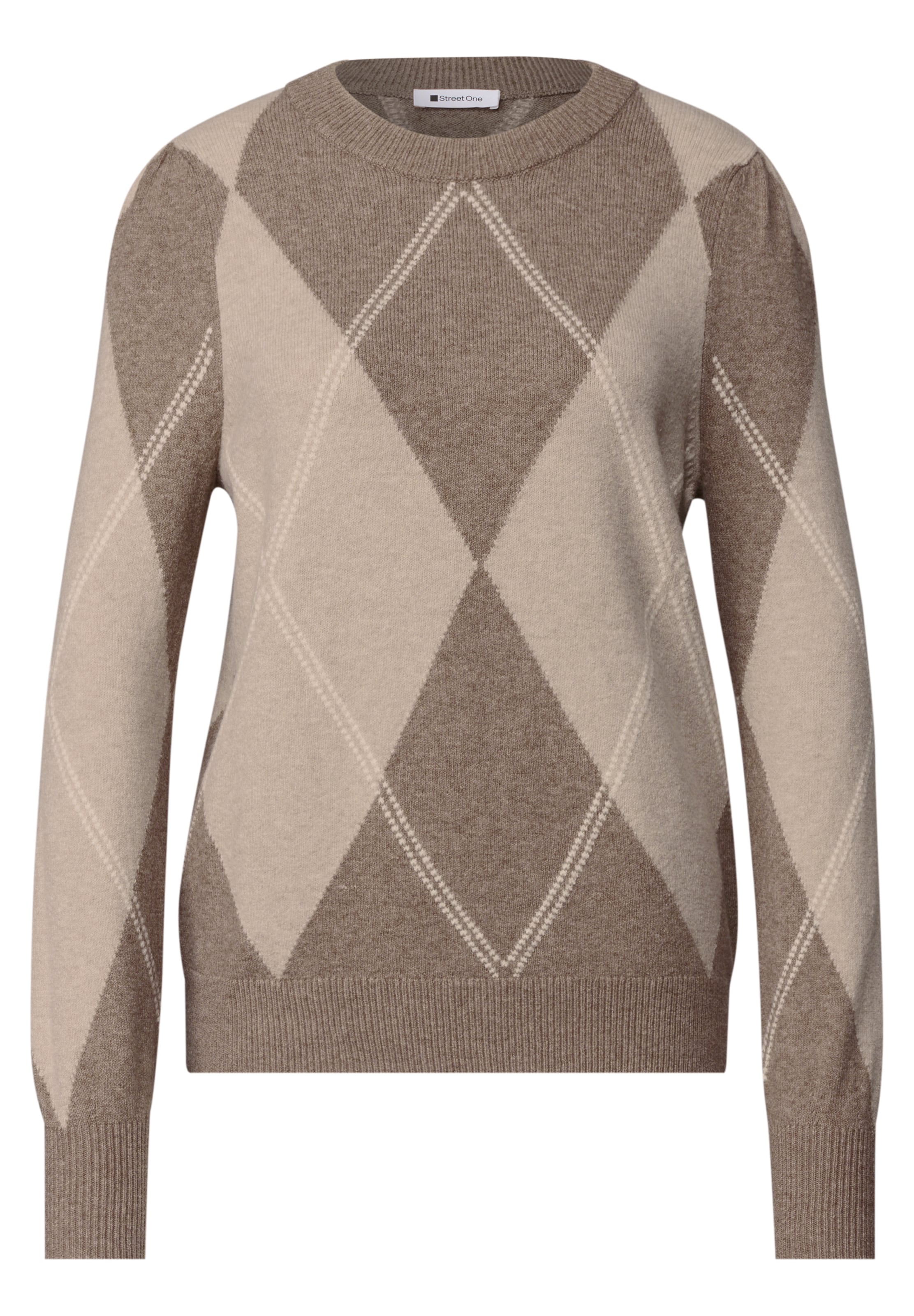 STREET ONE Pullover in Beige: Vorderseite