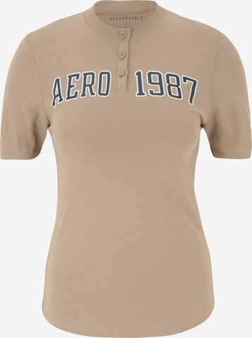 AÉROPOSTALE Shirt in Beige: voorkant