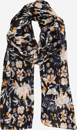 Ulla Popken Schal en taubenblau / orange / schwarz / weiß, Vue avec produit