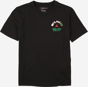 T-Shirt 'BRAND PIZZA' Jordan en noir : devant