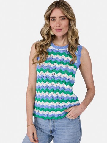 LIEBLINGSSTÜCK Knitted top in Green: front