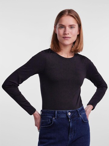 PIECES Shirt body 'NEJA' in Zwart: voorkant