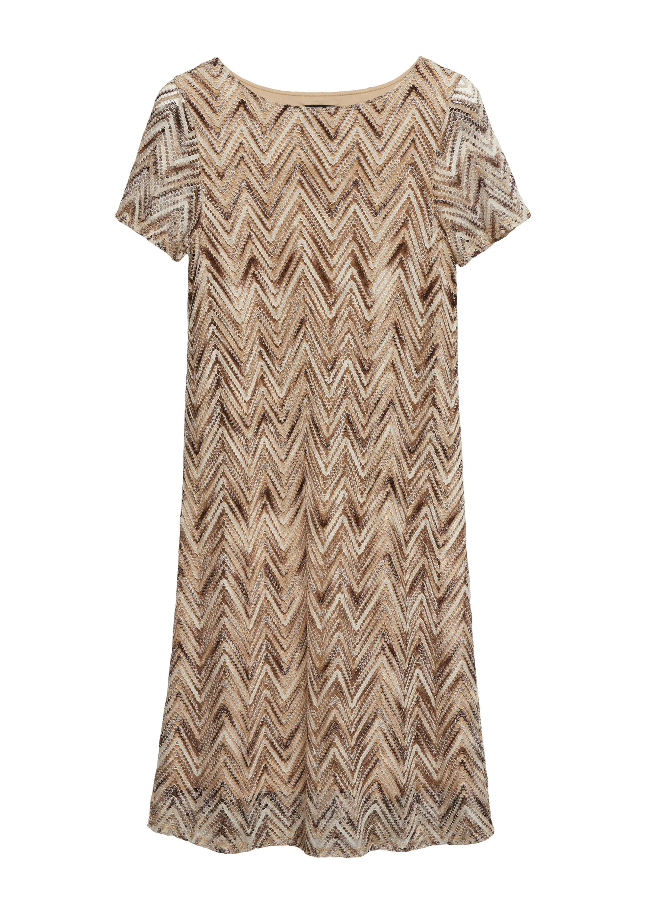 s.Oliver BLACK LABEL Kleid in Beige: Vorderseite