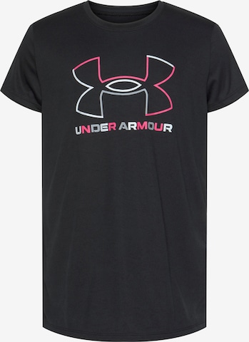 UNDER ARMOUR Functioneel shirt in Zwart: voorkant