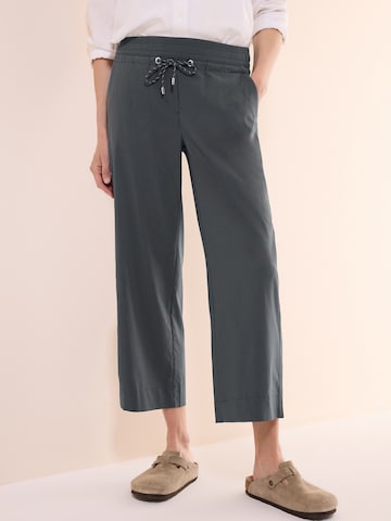 CECIL Loose fit Trousers 'Neele' in Grey: front