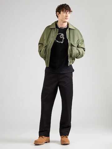 Carhartt WIP Tričko 'Barbwire' – černá