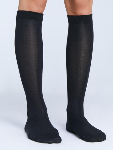 Albero Natur Knee High Socks in Black