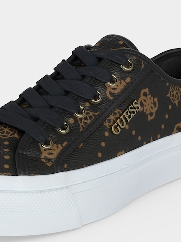 GUESS Ниски маратонки 'JELEXA10' в кафяво