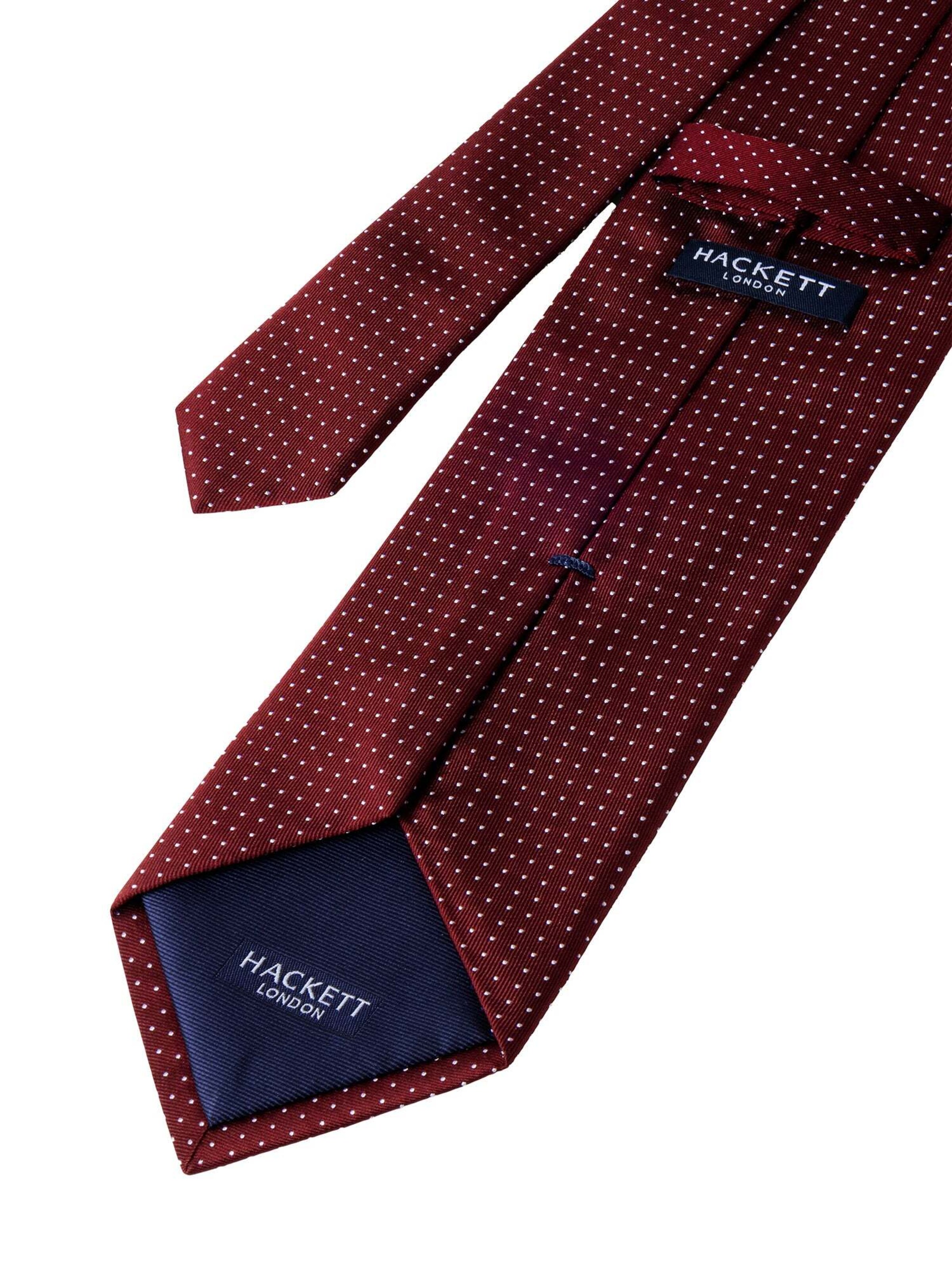 Hackett London Tie in Red
