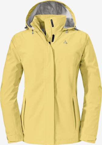 Schöffel Outdoor Jacket in Yellow: front